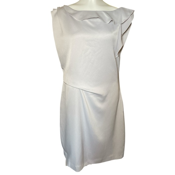 Reiss Tyra Ruffle-Detail Dress sz 10 - Picture 1 of 15